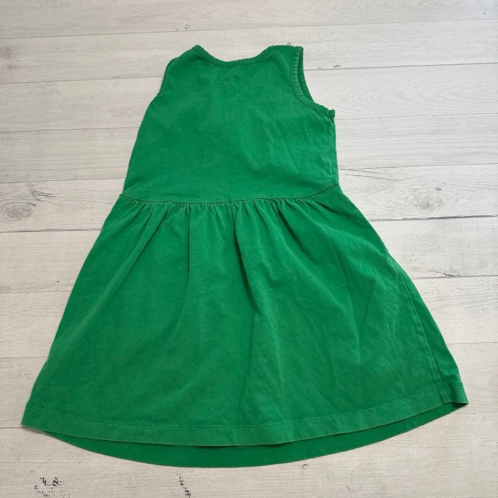 Primary‎ girls green tank dress size 4/5 *play*
